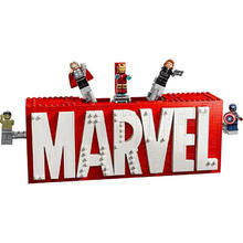 乐高 LEGO 漫威系列 76313 漫威标识与小人仔