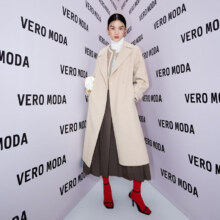 PLUS会员：VEROMODA 含羊毛大衣外套女 322327005