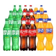 可口可乐 雪碧 芬达 混合装500ml*18瓶