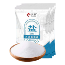 天渠 加碘食用盐 300g*5袋