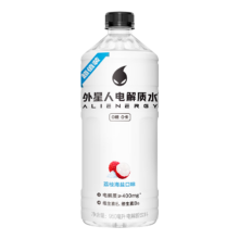 外星人电解质水0糖0卡饮料 荔枝海盐口味 950mL*12瓶 整箱装