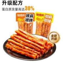 湖南特产，邬辣妈 豆卷麻辣条 1斤装（约17小包）