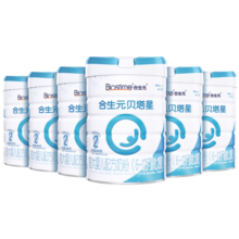 合生元（BIOSTIME）贝塔星耀 较大婴儿配方奶粉 好吸收 2段(6-12个月) 700克*6罐