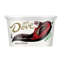 德芙香浓黑巧克力碗装儿童小零食糖果小吃礼物结婚喜糖纯正可可脂