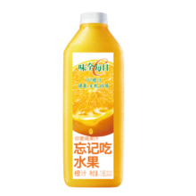 味全每日C橙汁1600ml 100%果汁 冷藏果蔬汁饮料露营聚会25.9元 (月销1w+)
