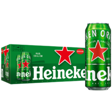 PLUS：喜力 经典啤酒 500ml 18听