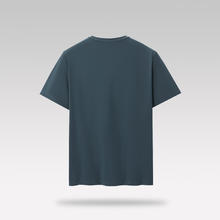 海澜之家 短袖T恤男Y领凉感防晒竹子绣花中绿HNTBJ2Y235A XL 180/96A