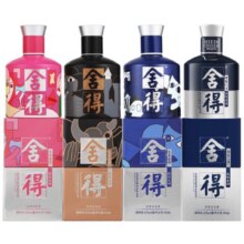 舍得品味舍得双鼎小酒小米兰传承 浓香型白酒 收藏摆柜【详情领券】 52度 100mL 6瓶 -小酒组合658元（需领券，合329元/件）