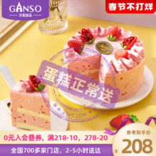 元祖紫晶蓝莓多规格法式慕斯蛋糕生日蛋糕果酱甜点下午茶同城配送