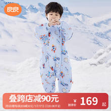良良 婴儿睡袋秋冬儿童厚款睡袋新生儿分腿款防踢被子 星际迷航·厚夹棉-适合10-15℃ 2XL（身高105-120cm）