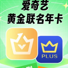 爱奇艺黄金VIP会员年卡+赠京东PLUS会员年卡