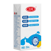 三元 纯牛奶250ml*16盒+250ml*24盒￥74.90 比上一次爆料上涨 ￥1