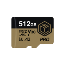 京东京造 512G高性能PRO系列TF（MicroSD）存储卡 U3 C10 A2 V30 4K 高速游戏机平板运动相机无人机内存卡