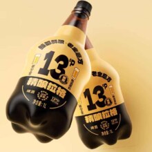 88vip、鲸都鲜酿精酿拉格13P啤酒1L×4瓶