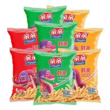 亲亲虾条大包装80g*5包膨化食品多种宿舍解馋整箱辣味网红小零食15.3元 (券后省2.6)