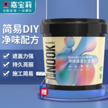 嘉宝莉补墙漆白色修补墙面翻新漆内墙去污遮盖净味速效内墙乳胶漆1kg
