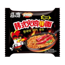 买二赠一:思圆方便面韩式火鸡拌面129g*5袋