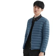 YAYA 男士短款羽绒服 DRD07A0010 雾霾蓝 XL