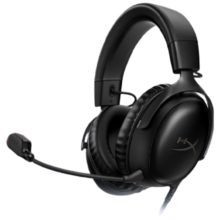 极度未知（HYPERX）【只换不修】Cloud Ⅲ 飓风3有线黑 DTS音效 53mm驱动单元电竞头戴式游戏耳机