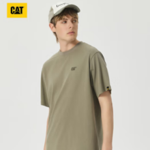 CAT 卡特 男士舒适棉感经典logo印花短袖T恤