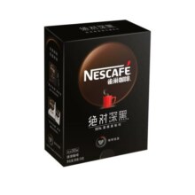 李昀锐同款雀巢绝对深黑咖啡美式无糖0脂黑咖拿铁速溶官方旗舰店