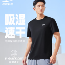 ERKE 鸿星尔克 男夏季新款冰感短袖