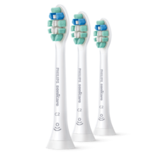 飞利浦（PHILIPS）电动牙刷头 牙菌斑洁净刷头HX9023/67 （适配HX6730/6761/6800/6803/6806等，具体型号咨询客服) 【HX9023/67牙菌斑洁净】 3支
