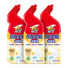 威王洁厕灵8效全能厕所清洁剂马桶去味除菌500g*3瓶