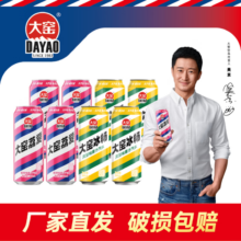 大窑 荔爱 荔枝汽水碳酸饮料 500mL*8罐（荔枝味4罐+凤梨味4罐）