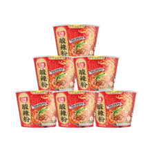 白家阿宽酸辣粉桶装6桶16.9元