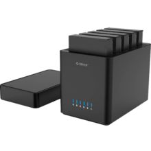 奥睿科（ORICO）硬盘盒硬盘柜3.5英寸多盘位USB3.0 SATA机械硬盘外置外接移动存储磁盘柜硬盘笼架 5盘位DS500U3