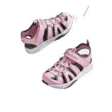 Skechers斯凯奇儿童包头凉鞋男童鞋夏季轻质防滑女大童大头沙滩鞋302969L 女童/薰衣草色/桃红色/LVHP 32
