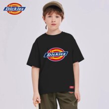 Dickes 夏季男/女童纯棉红蓝标短袖T恤（110~150码） 多色