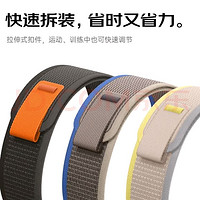 品胜 适用于苹果手表表带apple iwatch磁吸表带ultra2/S10/9/8/7/6/SE 野径回环式·黄米色