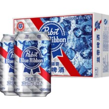 蓝带啤酒 淡爽 330*24罐