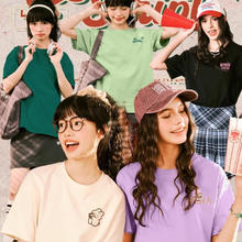 拍3件 雪中飞纯棉短袖t恤女