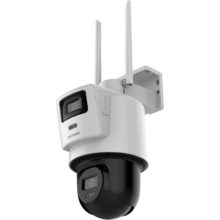 再降价、PLUS会员: HIKVISION海康威视 4 G双摄像头 免流量室外800万 360度全景全彩 家用监控器 AI人车检测 无限流量卡