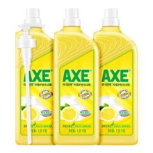 AXE斧头牌柠檬洗洁精家用食品用小瓶3瓶大桶实惠家庭装官方旗舰店