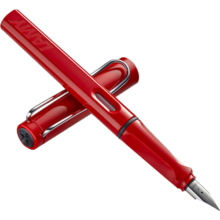凌美（LAMY）钢笔签字笔 生日节日礼物学生成人练字文具 德国进口 狩猎系列墨水笔 红色 F0.7mm