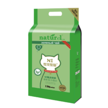 多人团：N1 爱宠爱猫 n1甄绿茶原味双拼纯豆腐猫砂 2.3kg