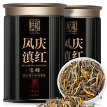 恬和云南茶叶 红茶滇红茶凤庆特级 滇红毛峰 新茶蜜香罐装