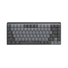 罗技（Logitech）大师系列 MX MECHANICAL高性能低噪无线双模迷你机械键盘 智能键盘 84键 段落青轴