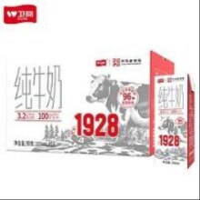 卫岗 全脂纯牛奶 200ml*16盒*2件
