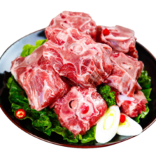 艾克拜尔 新鲜多肉牛脊骨 4斤