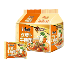 88VIP：康师傅 方便面 104g*5袋 双萝卜牛腩面