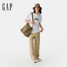 Gap 男女装2025春季纯棉字母logo短袖T恤多色上衣美版570044