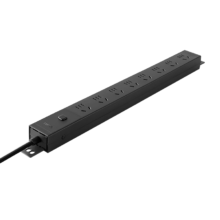 PLUS会员: 公牛 PDU桌面过载超功率保护 8位总控开关 1.8米 GNE-P108E 黑色