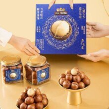 PLUS会员：三只松鼠 高端罐装夏威夷果礼盒 230g*4罐