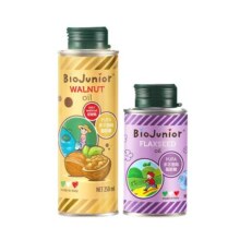 碧欧奇进口核桃油亚麻籽油儿童热炒辅食用油送宝宝婴儿专用辅食谱
