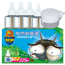 超威电热蚊香液家用驱蚊器灭蚊器无香驱蚊液防蚊液补充液4瓶1加热器